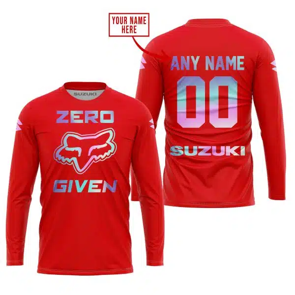 Zero Fox Given – Limited Edition – Suzuki – Red - Image 5