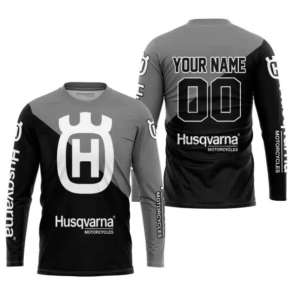 Premium Gift - Custom Name - Husqvarna - Grey - Image 2
