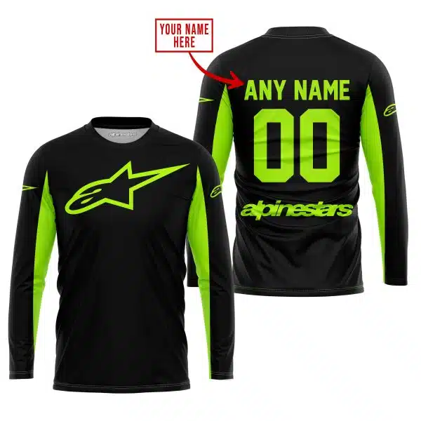 Custom Name Racing - Limited Edition - Alpinestars - Neon - Image 2