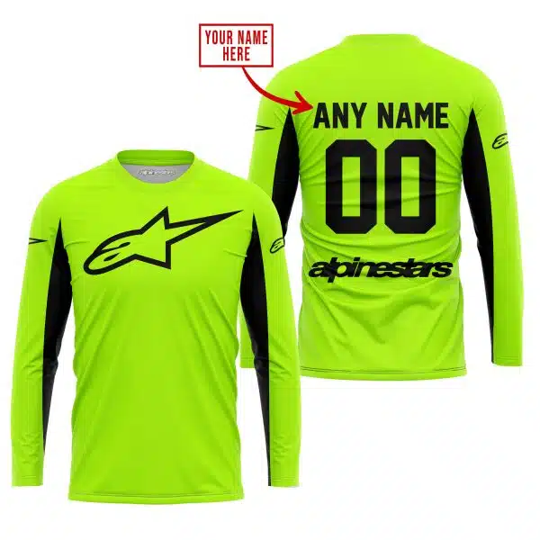 Custom Name Racing - Limited Edition - Alpinestars - Neon V2 - Image 2