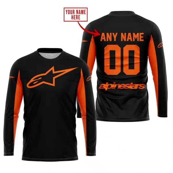 Custom Name Racing - Limited Edition - Alpinestars - Orange - Image 2