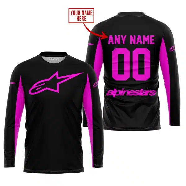 Custom Name Racing - Limited Edition - Alpinestars - Pink - Image 2