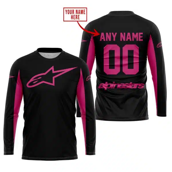 Custom Name Racing - Limited Edition - Alpinestars - Pink 1 - Image 2