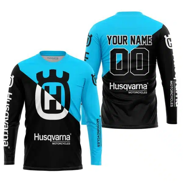 Premium Gift - Custom Name - Husqvarna - Sky Blue - Image 2