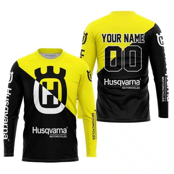 Premium Gift - Custom Name - Husqvarna - Yellow - Image 2