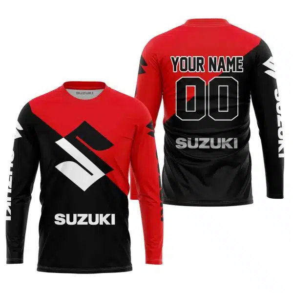 Premium Gift - Custom Name - Suzuki - Red - Image 2