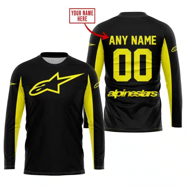 Custom Name Racing - Limited Edition - Alpinestars - Yelow - Image 2