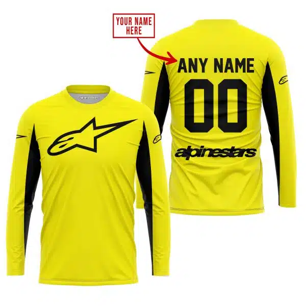 Custom Name Racing - Limited Edition - Alpinestars - Yelow V2 - Image 2