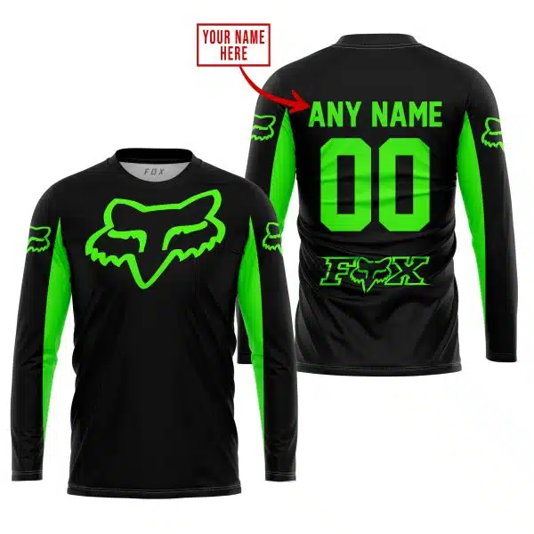 Custom Name Racing - Limited Edition - Fox Racing - Green - Image 2