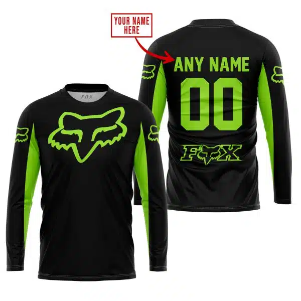 Custom Name Racing - Limited Edition - Fox Racing - Green 1 - Image 2