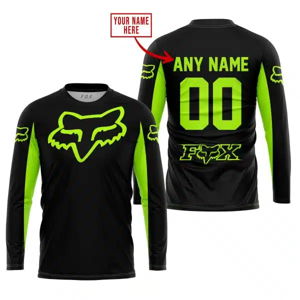 Custom Name Racing - Limited Edition - Fox Racing - Neon - Image 2