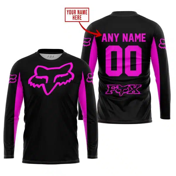 Custom Name Racing - Limited Edition - Fox Racing - Pink - Image 2