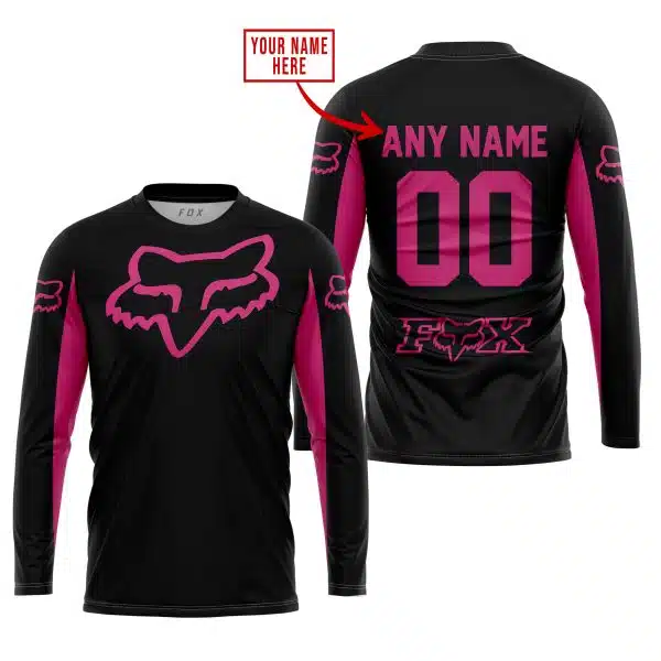 Custom Name Racing - Limited Edition - Fox Racing - Pink 1 - Image 2