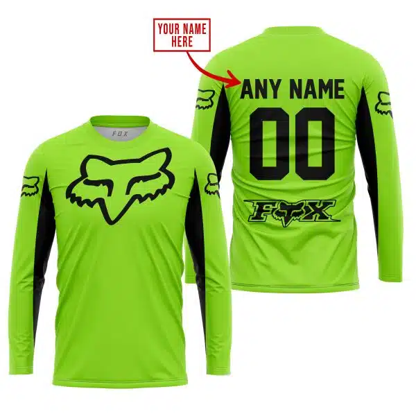 Custom Name Racing - Limited Edition - Fox Racing V2 - Green 1 - Image 2