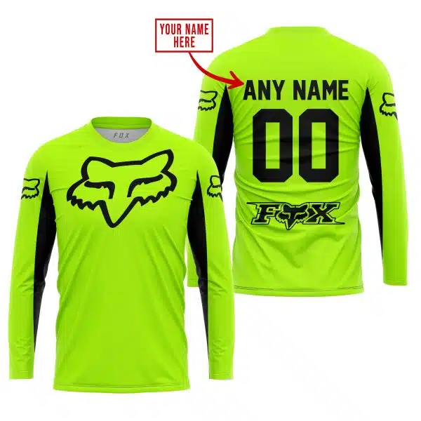 Custom Name Racing - Limited Edition - Fox Racing V2 - Neon - Image 2