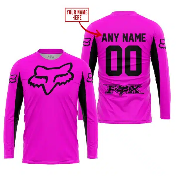 Custom Name Racing - Limited Edition - Fox Racing V2 - Pink - Image 2