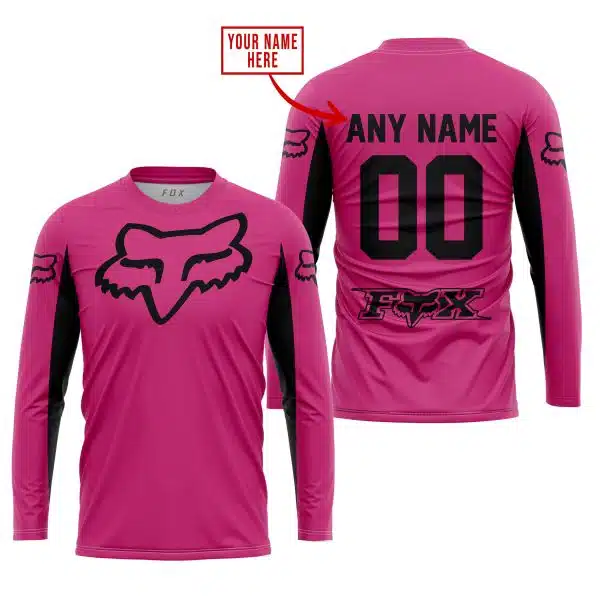 Custom Name Racing - Limited Edition - Fox Racing V2 - Pink 1 - Image 2
