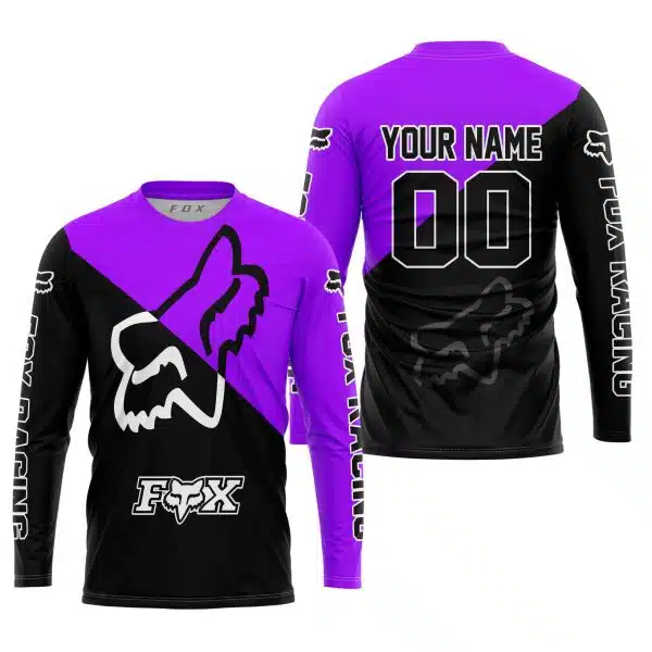 Premium Gift - Custom Name - Fox Racing - Purple - Image 2