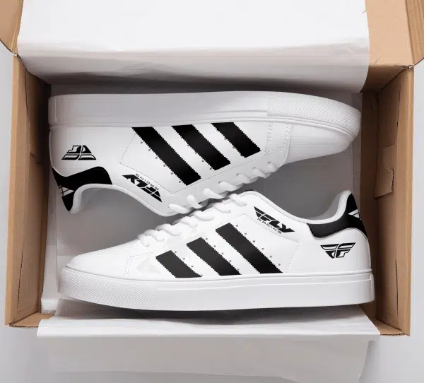 Stan Smith  -  Fly Racing  -  Black - Image 2