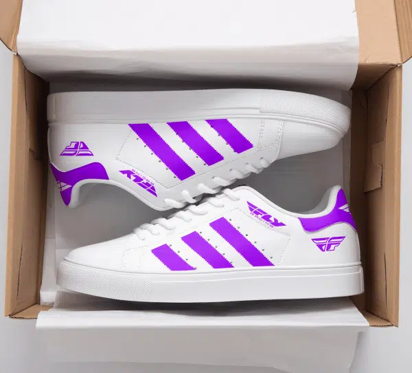 Stan Smith  -  Fly Racing  -  Purple - Image 2