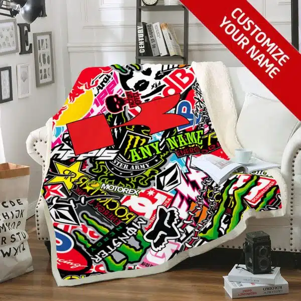 Custom Name Fleece Blanket