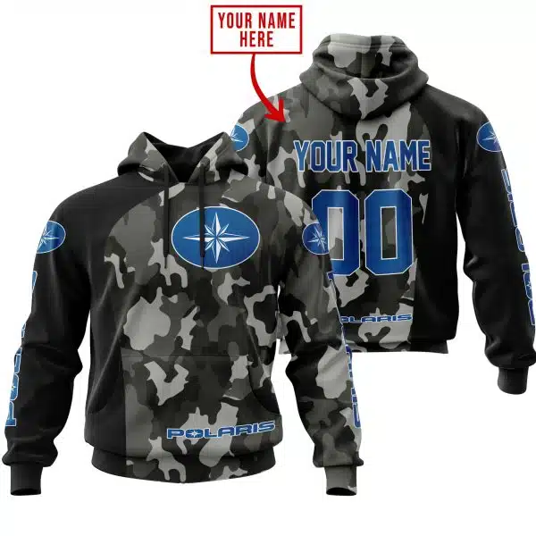 Polaris Racing V1 Camo | Custom Name Racing | Kid & Adult
