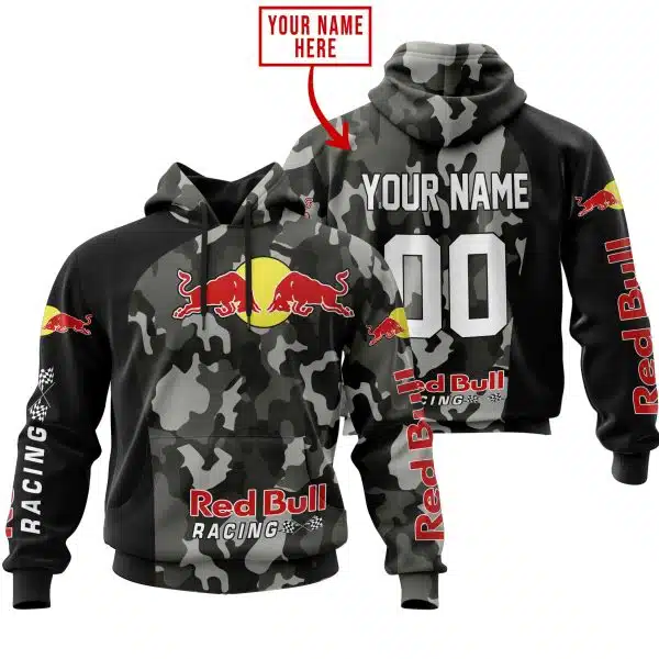 Redbull Racing Camo | Custom Name Racing | Kid & Adult