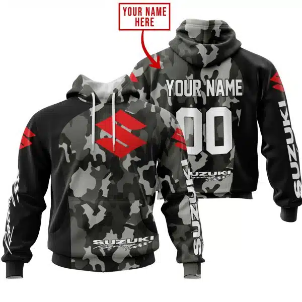 Suzuki Racing Camo | Custom Name Racing | Kid & Adult