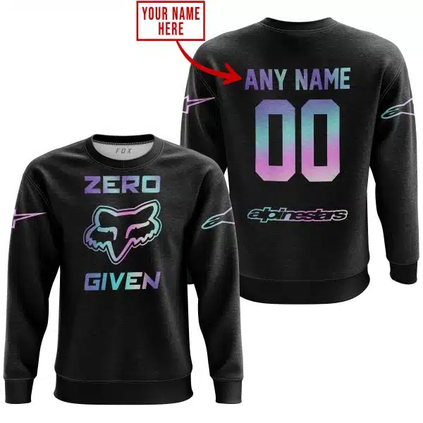 Zero Fox Given – Limited Edition – Alpinestars – Black - Image 3