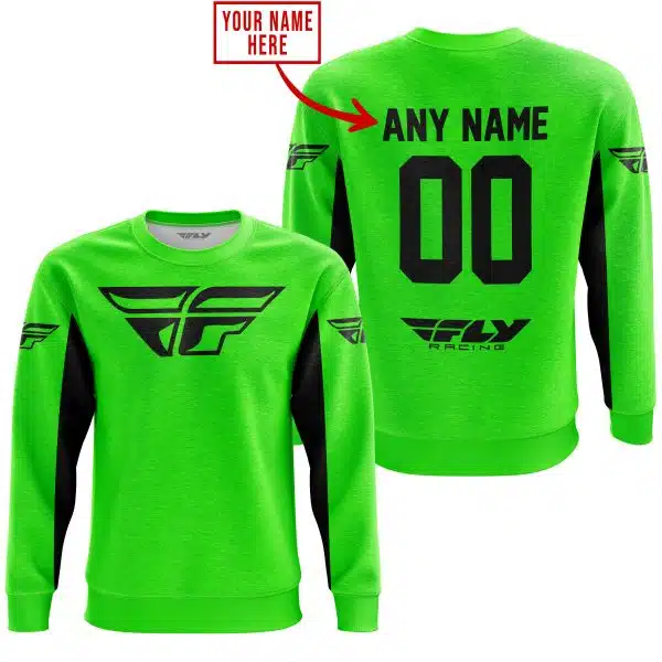 Custom Name Racing - Limited Edition - Fly Racing- Green V2 - Image 3