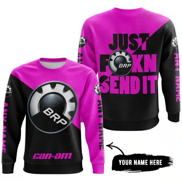 Just Fkcn Send It - 3d All Over Printed - Can Am Pink - Image 4