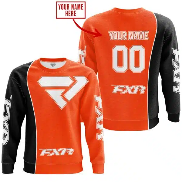 Limited Edition - Custom Name Motocrocss V2 - Fxr - Orange - Image 4