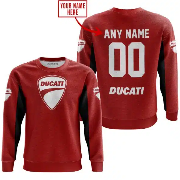 Custom Name Racing - Limited Edition - Ducati - Red V2 - Image 3
