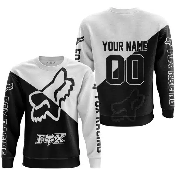 Premium Gift - Custom Name - Fox Racing - White - Image 4
