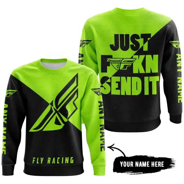 Just Fkcn Send It - 3d All Over Printed - Fly Racing Neon - Image 4