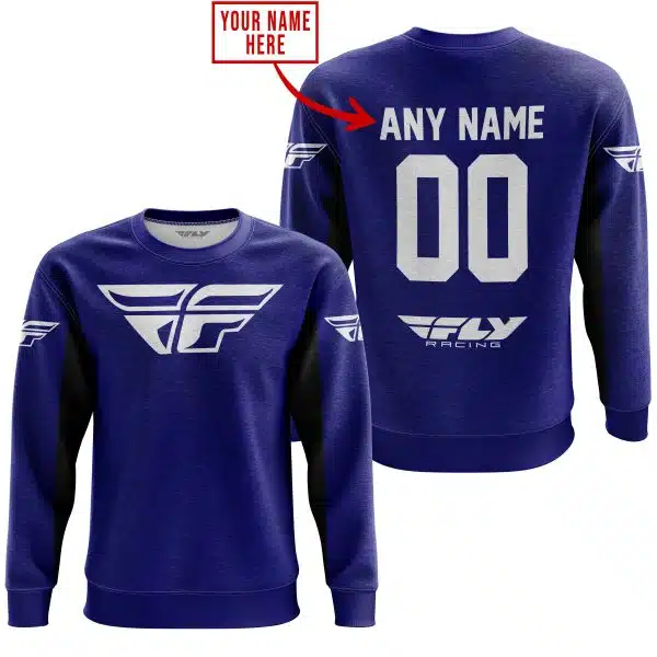 Custom Name Racing - Limited Edition - Fly Racing- Navy V2 - Image 3