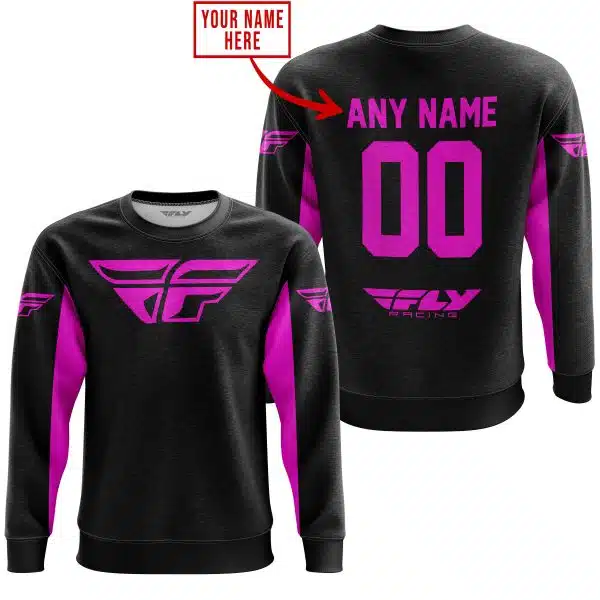 Custom Name Racing - Limited Edition - Fly Racing- Pink - Image 3