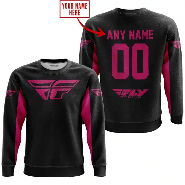 Custom Name Racing - Limited Edition - Fly Racing- Pink 1 - Image 3