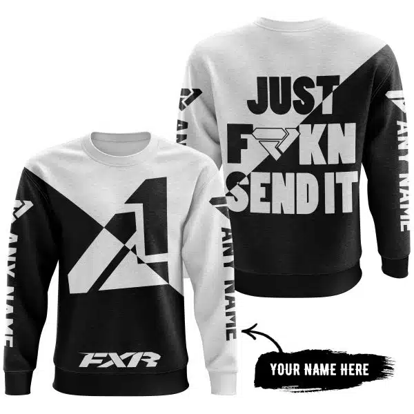 Just Fkcn Send It - 3d All Over Printed - Fxr White - Image 4