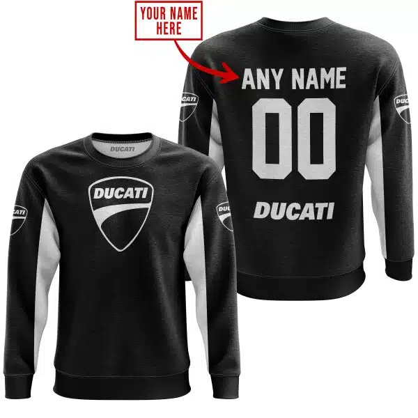 Custom Name Racing - Limited Edition - Ducati - White - Image 3