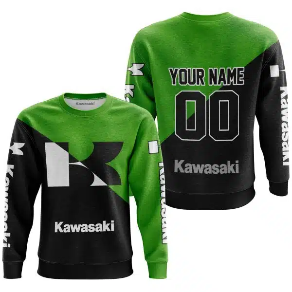 Premium Gift - Custom Name - Kawasaki - Green - Image 2