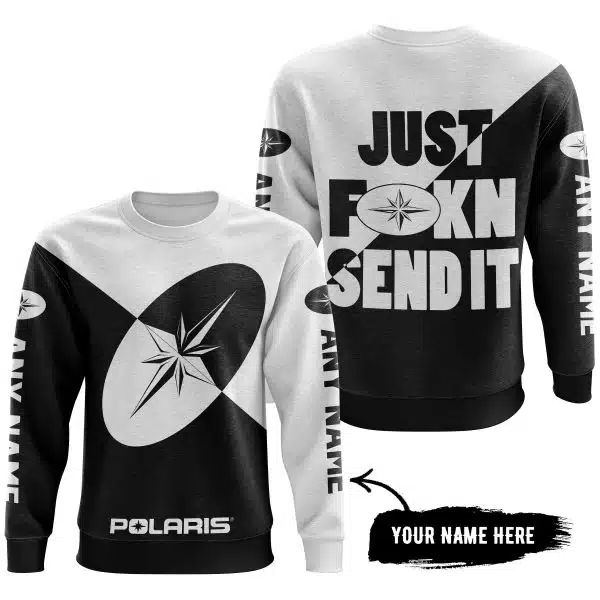 Just Fkcn Send It - 3d All Over Printed - Polaris White - Image 4