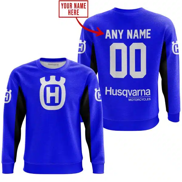 Custom Name Racing - Limited Edition - Husqvarna - Blue V2 - Image 3