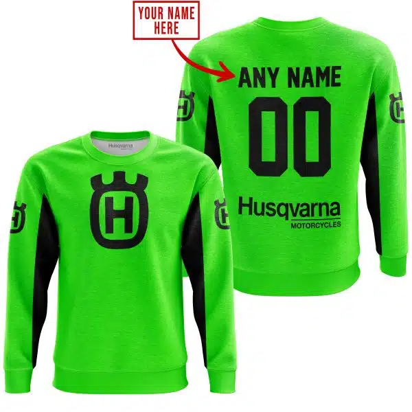 Custom Name Racing - Limited Edition - Husqvarna - Green V2 - Image 3