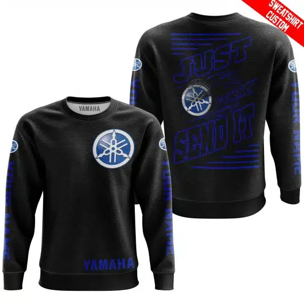 Premium Just Fckn Gonna Send It - Custom Name - Yamaha V1 - Blue Black - Image 5