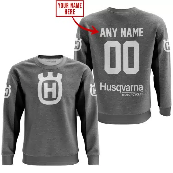 Custom Name Racing - Limited Edition - Husqvarna - Grey V2 - Image 3