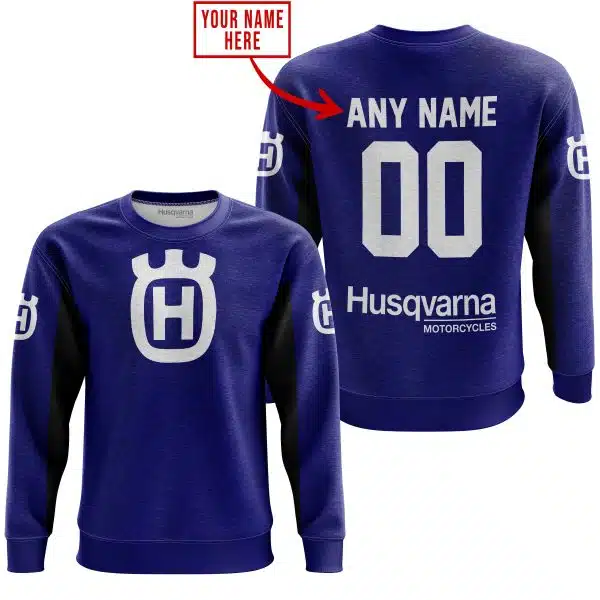 Custom Name Racing - Limited Edition - Husqvarna - Navy V2 - Image 3