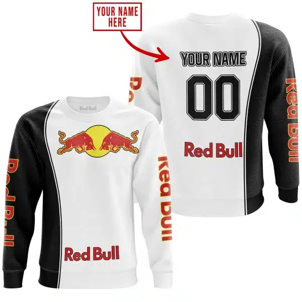 Limited Edition - Custom Name Motocrocss V2 - Red Bull - Image 4