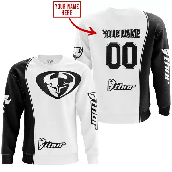 Limited Edition - Custom Name Motocrocss V2 - Thor Racing - Image 4