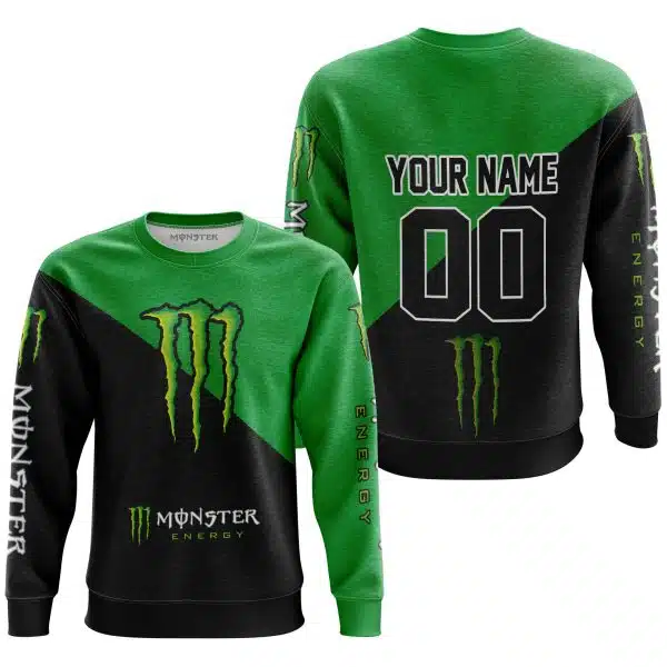 Premium Gift - Custom Name - Monster Energy - Green - Image 2